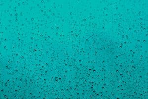 blue background drops of water